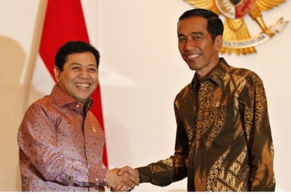 Jokowi Berpotensi Ambil Alih Golkar Ganti Novanto
