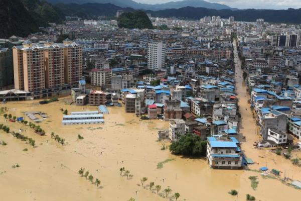 Banjir di China Telan 50 Korban Jiwa