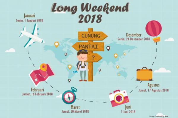 INFOGRAFIS: Jadwal Long Weekend Selama 2018
