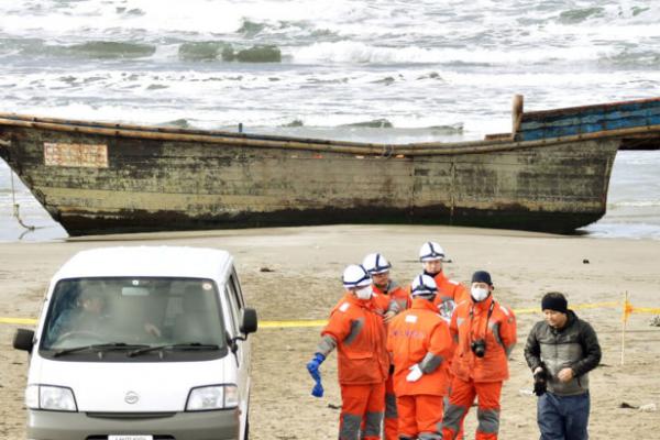 Delapan Mayat Terdampar di Pantai Jepang Diduga Warga Korut