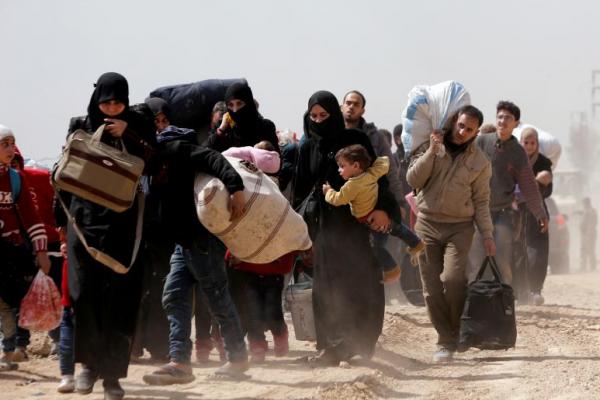 Pengungsi di Suriah Tembus 920,000 per 2018