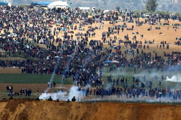 Israel Gunakan Gas Misterius Bubarkan Demonstran Palestina
