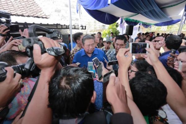 Dengar Keluhan Petani di Klaten, SBY Janji Sampaikan ke Jokowi