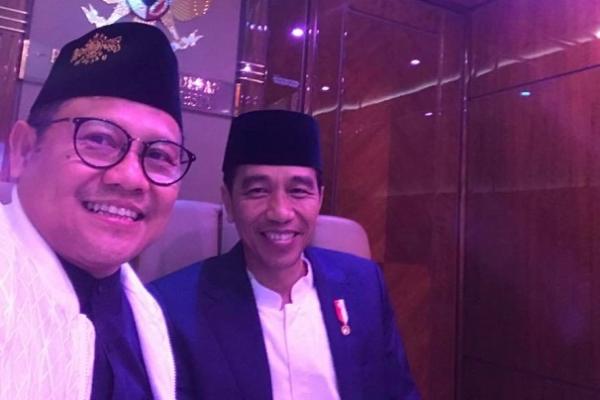 Cak Imin dan Jokowi Bahas Pilpres 2019 di Pesawat
