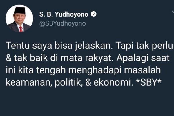Cuitan SBY Soal Jokowi Disulap Jadi Meme Kocak