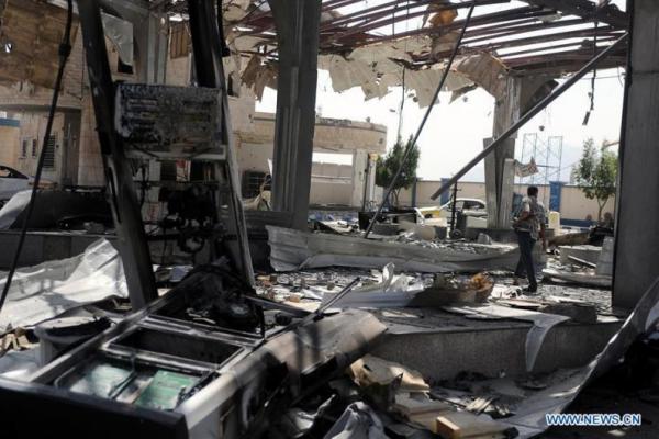 Bom Saudi-UEA Renggut Puluhan Nyawa Warga Sipil Yaman