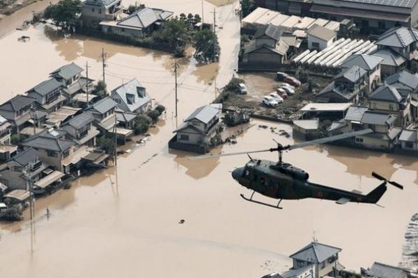 Banjir Tewaskan 200 Orang di Jepang
