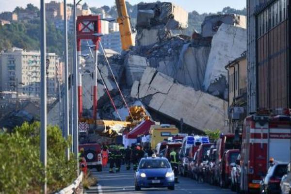 Italia Tetapkan Runtuhnya Jembatan Jadi Hari Berkabung Nasional