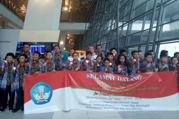 Pelajar SD Indonesia Borong 23 Medali dari Kompetisi MIPA Internasional