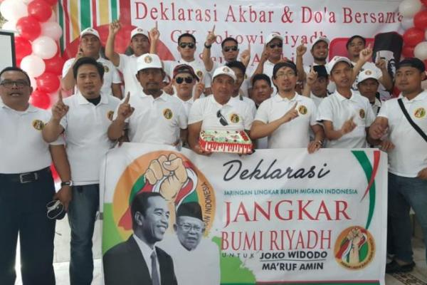 Jangkar Bumi Riyadh Deklarasi Dukungan untuk Jokowi-Ma`ruf Amin
