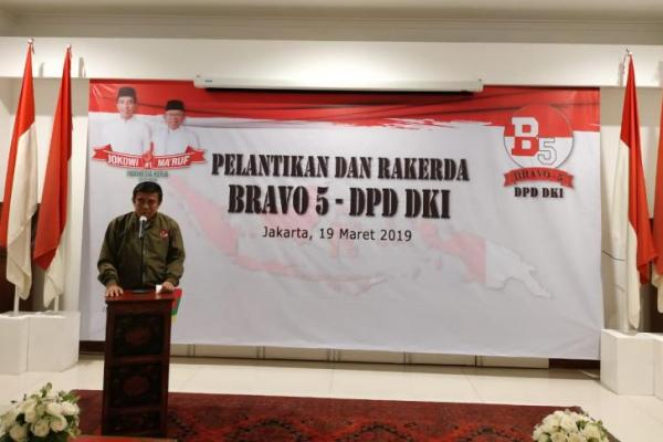Bravo 5 Satukan Suara Dukung Jokowi-Ma`ruf