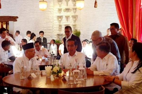 Pembubaran TKN, Jokowi: Koalisi Indonesia Kerja Tetap Rukun