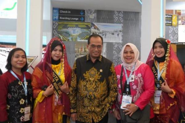 AP I Pamerkan Keunikan Terminal Bandara Banjarmasin di Indotrans Expo 2019