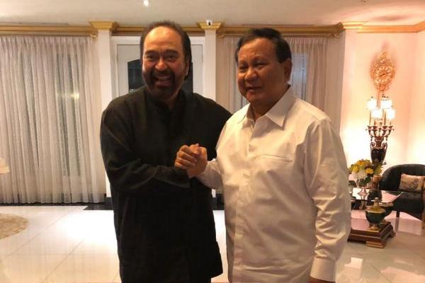 Pesan Tersurat dari Pertemuan Prabowo dan Surya Paloh