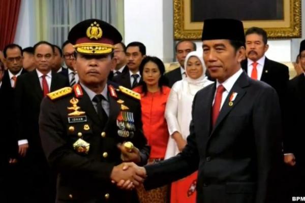 Dilantik Presiden Jokowi, Jenderal Idham Azis Resmi Jabat Kapolri