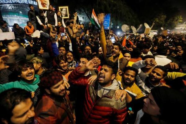 India Tangkap Ribuan Pengunjuk Rasa Tolak UU Kewarganegaraan