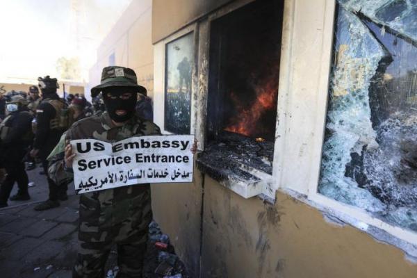 AS Perintahkan Pegawai Kedutaan Tinggalkan Irak