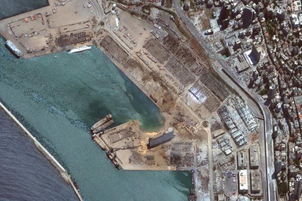 Satelit AS Rilis Foto Pelabuhan Beirut pasca Ledakan