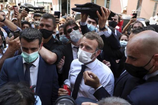 Kunjungi Beirut, Presiden Macron: Lebanon Tidak Sendiri