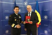 Dekan FMP Unhan Beri Kuliah Umum di Universitas Pertahanan Rumania