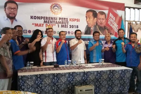Konfederasi Serikat Pekerja Seluruh Indonesia (KSPSI) mendukung kebijakan Presiden Jokowi dalam menerbitkan Perpres tentang Tenaga Kerja Asing (TKA).