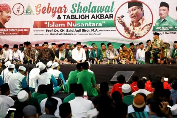 Ketua Umum Pengurus Besar Nahdatul Ulama (PBNU) KH. Said Aqil Siroj secara tegas menolak kampanye politik di Masjid atau tempat ibadah.