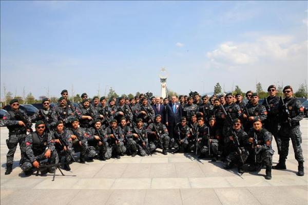 Petugas polisi yang menyelesaikan pelatihan selama 21 hari akan bertugas di wilayah Afrin.
