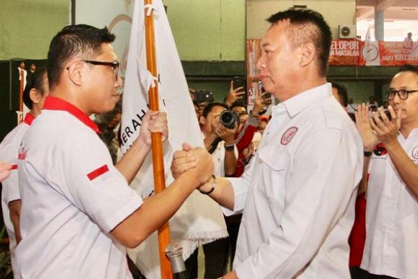 Kepengurusan DPD Taruna Merah Putih (TMP) Jawa barat secara resmi telah dilantik di GOR Bikasoga Kota Bandung Minggu, (3/6/2018).