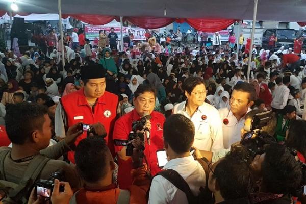 Wakil Sekjen DPP PDI Perjuangan Utut Adianto memuji kegiatan Taruna Merah Putih (TMP) yang langsung bekerja nyata bagi masyarakat.