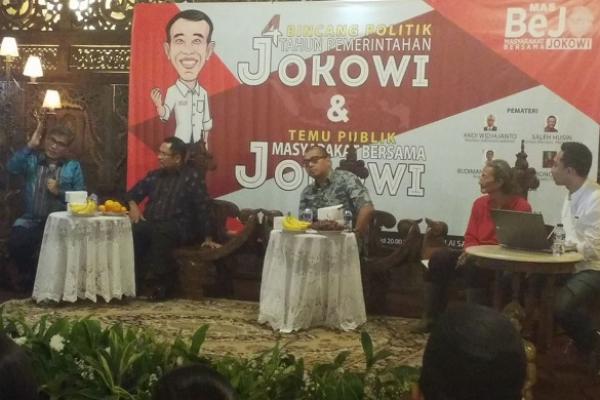 Dukungan masyarakat kepada Presiden Jokowi untuk kembali memimpin Indonesia terus mengalir dari sejumlah elemen. Salah satunya, dari Mas Bejo (Masyarakat Bersama Jokowi) yang di deklarasikan, Jakarta, Rabu (1/8).