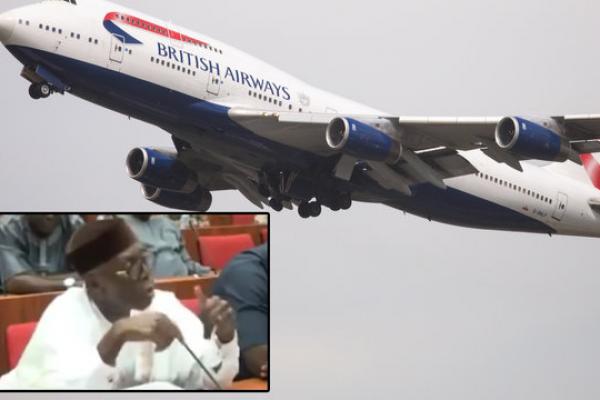 Beberapa orang kaya Nigeria memesan pizza dari London dan meminta diantarkan menggunakan British Airways.
