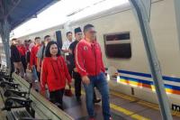 PDIP Angkut 1142 Pemudik Via Kereta Api ke Surabaya dan Semarang