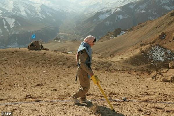 Tubuh Moujtaba hancur lebur, dan tewas seketika ketika kakinya menginjak bom ranjau yang dijatuhkan oleh Uni Soviet 40 tahun lalu di perbukitan provinsi Bamiyan, Afghanistan tengah.