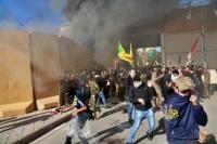 Demonstran Mulai Tinggalkan Kedubes AS di Baghdad