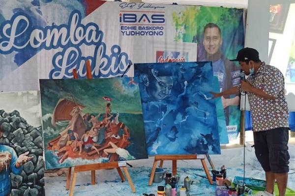 Ketua Fraksi Partai Demokrat (FPD) DPR RI, Edhie Baskoro Yudhoyono (Ibas) memberi dukungan kepada para pekerja seni yang ikut terdampak pandemi Covid-19.