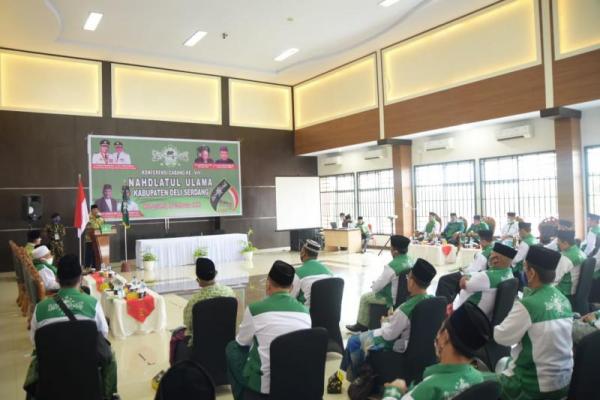 Sekdakab DS Darwin Zein Buka Konfercab PC NU Ke-VIII Kabupaten Deli Serdang