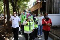 Bupati Bogor Sidak Jalur Pedestrian Pakansari Setelah Sembuh dari Covid-19