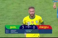 Brazil Bantai Venezuela, Neymar MOTM
