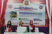 Batal Mogok Nasional, FSPTSI-DBOKC Adakan Vaksinasi Gratis Anggota Lintas Driver Indonesia