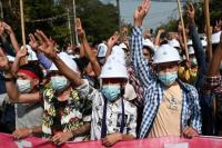 Myanmar Bebaskan 5.000 Demonstran Kudeta Militer