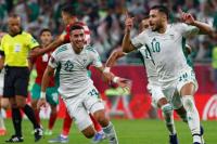 Menang Dramatis atas Qatar, Aljazair Melaju ke Final