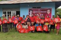 Herman Herry Salurkan Bantuan Ribuan Paket Beras dari Puan Maharani