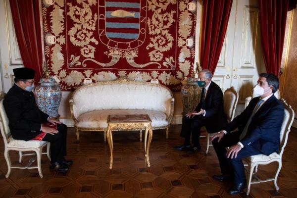 Dubes Rudy Alfonso Serahkan Surat Kepercayaan ke Presiden Portugal