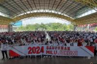 Relawan Bandung Raya Deklarasi Sauyunan 2024 Milu Jokowi