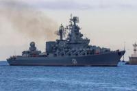 Kapal Perang Utama Rusia Tenggelam di Laut Hitam