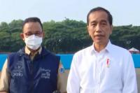Tinjau E-Prix Circuit, Jokowi dan Anies Kompak Bilang Rampung