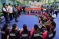 Kunjungi Pelatnas Wushu, Menpora Amali Berpesan Maksimalkan Latihan