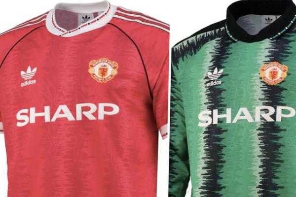Manchester United dan Adidas meluncurkan koleksi terbaru ikonik klub Liga Premier sera tahun 1990-an.