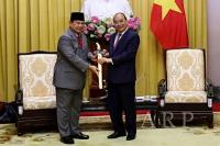 Momen Hangat Pertemuan Prabowo dengan Presiden Vietnam