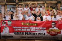 Jawara Bekasi Deklarasikan Sandiaga Capres 2024